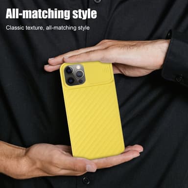 iPhone 12 PRO MAX Skal Fodral Case (Gul)