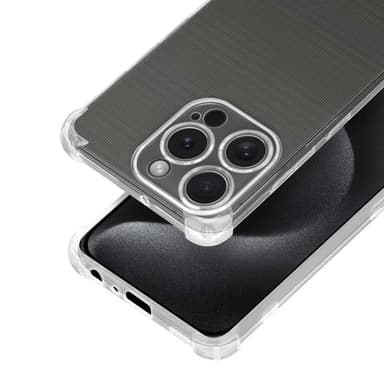 iPhone 15 PRO Skal Fodral Case (Genomskinlig)