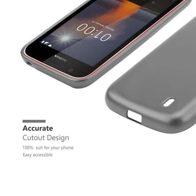 Skal Nokia 1 2018 Fodral Case (Grå)