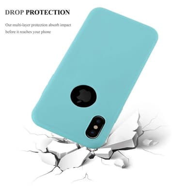 Skal iPhone XS MAX Fodral Case (Blå)