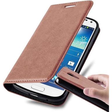 Samsung Galaxy S4 MINI Skal Fodral Case (Brun)