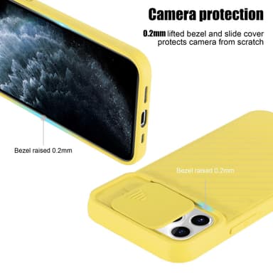 iPhone 11 PRO MAX Skal Fodral Case (Gul)
