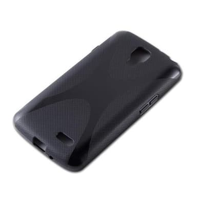 LG F70 Skal Fodral Case (Svart)