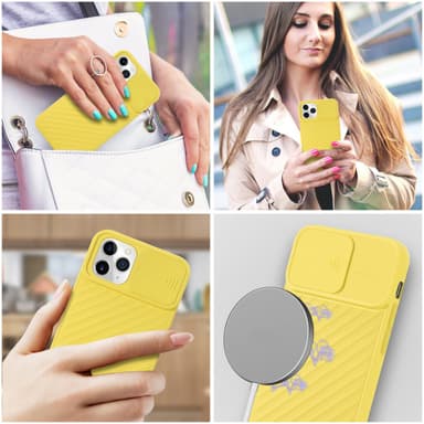 iPhone 11 PRO MAX Skal Fodral Case (Gul)