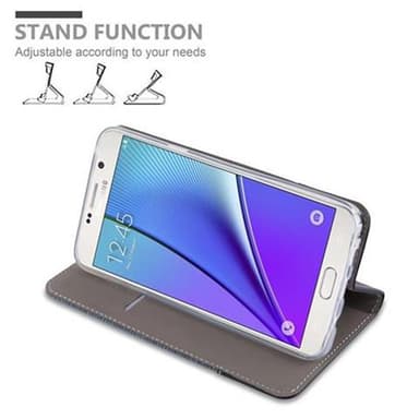 Samsung Galaxy NOTE 5 Plånboksfodral Skal (Blå)