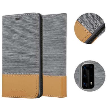 Huawei P40 PRO / P40 PRO+ Plånboksfodral Skal (Grå)