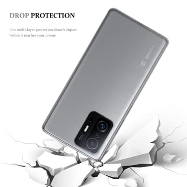 Xiaomi 11T / 11T PRO Skal Fodral Case (Transparent)