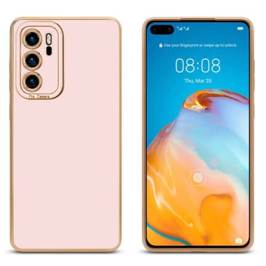 Huawei P40 Skal Fodral Case (Rosa)