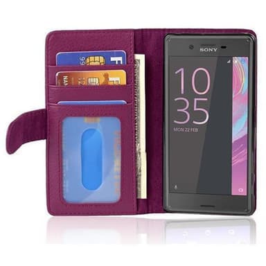 Sony Xperia X PERFORMANCE Plånboksfodral Skal (Lila)