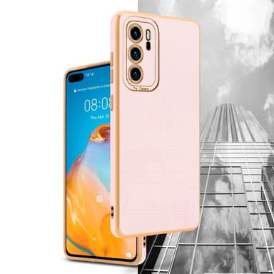 Huawei P40 Skal Fodral Case (Rosa)