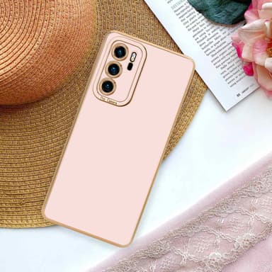 Huawei P40 Skal Fodral Case (Rosa)