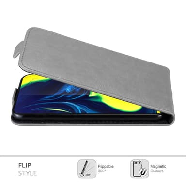 Samsung Galaxy A80 / A90 4G Flipfodral Skal (Grå)