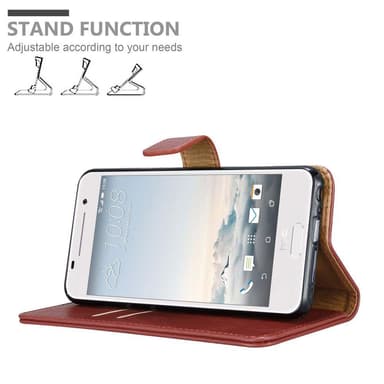HTC ONE A9 Plånboksfodral Skal (Röd)