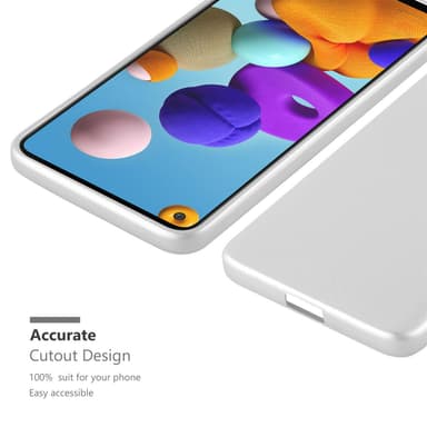 Skal Samsung Galaxy A21s Fodral Case (Silver)