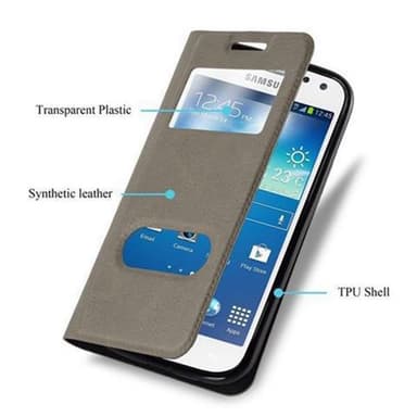 Samsung Galaxy S4 Plånboksfodral Skal (Brun)