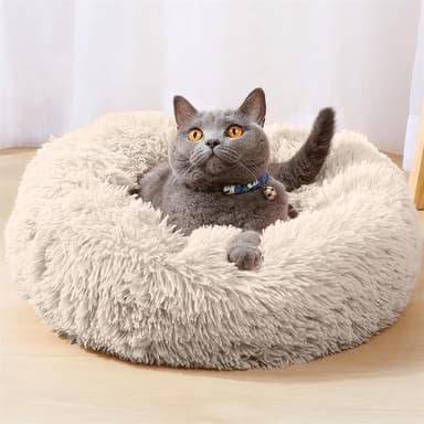 Hundbädd Kattbäddskudde Hund Katt Soffa 80cm (beige)