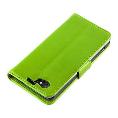 Sony Xperia Z1 COMPACT Plånboksfodral Skal (Grön)