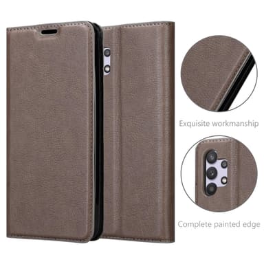 Samsung Galaxy A32 5G Skal Fodral Case (Brun)