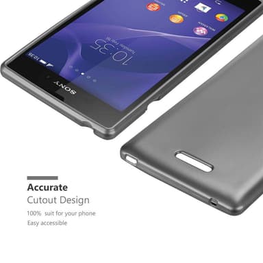 Skal Sony Xperia T3 Fodral Case (Grå)
