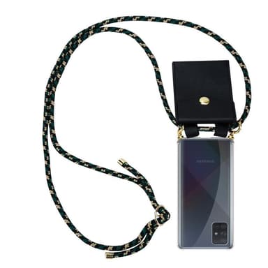 Samsung Galaxy A51 4G / M40s Skal Fodral Kedja (Brun)