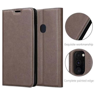 Samsung Galaxy M21 / M30s Skal Fodral Case (Brun)