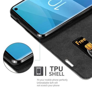 Samsung Galaxy S10 4G Skal Fodral Case (Brun)