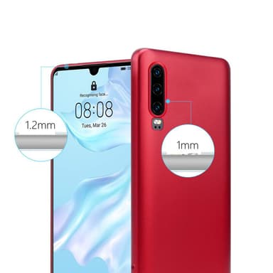 Skal Huawei P30 Fodral Case (Röd)