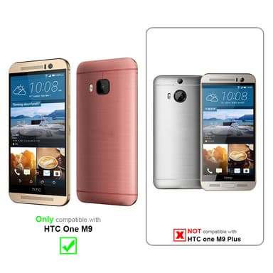HTC ONE M9 Skal Fodral Case (Guld)