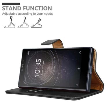 Sony Xperia L2 Plånboksfodral Skal (Svart)