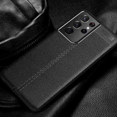 Samsung Galaxy S21 ULTRA Skal Fodral Case (Svart)