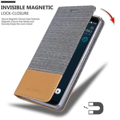 HTC Desire 12 PLUS Plånboksfodral Skal (Grå)