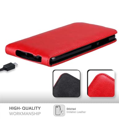 HTC ONE A9 Flipfodral Skal (Röd)