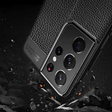 Samsung Galaxy S21 ULTRA Skal Fodral Case (Svart)