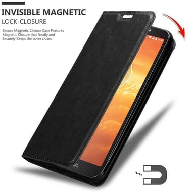 Motorola MOTO E5 PLAY Skal Fodral Case (Svart)