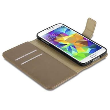 Samsung Galaxy S5 / S5 NEO Plånboksfodral Skal (Brun)