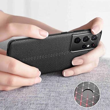 Samsung Galaxy S21 ULTRA Skal Fodral Case (Svart)