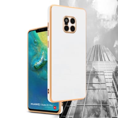 Huawei MATE 20 PRO Skal Fodral Case (Vit)