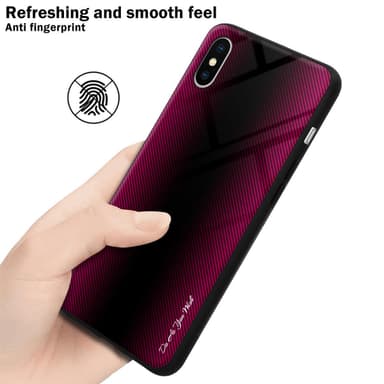iPhone X / XS Skal Fodral Case (Rosa)