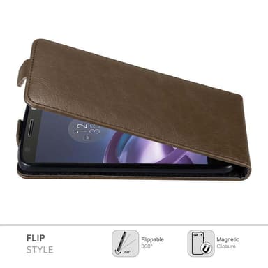 Motorola MOTO Z Flipfodral Skal (Brun)
