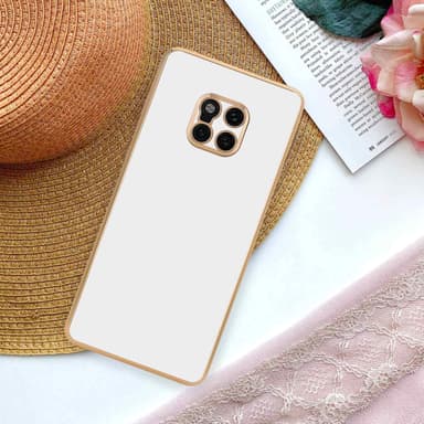 Huawei MATE 20 PRO Skal Fodral Case (Vit)