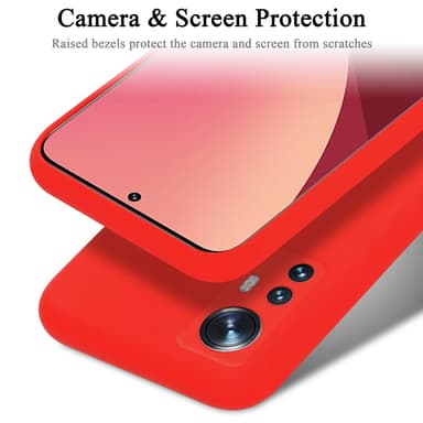 Xiaomi 12 / 12X Skal Fodral Case (Röd)