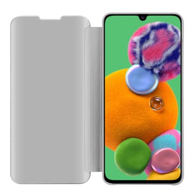 Samsung Galaxy A90 5G Plånboksfodral Skal (Silver)