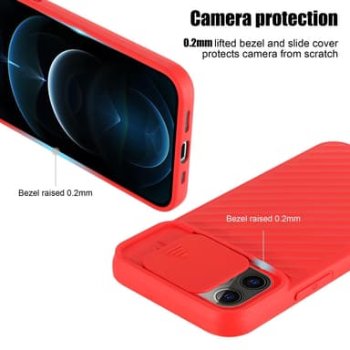 iPhone 12 PRO MAX Skal Fodral Case (Rosa)