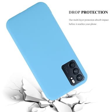 Skal Oppo Reno6 5G Fodral Case (Blå)
