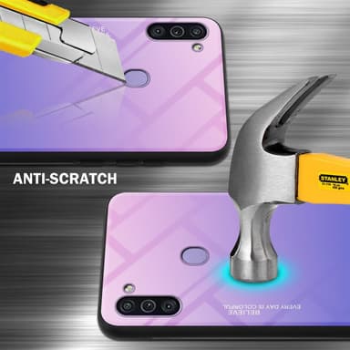 Samsung Galaxy A11 / M11 Skal Fodral Case (Svart)