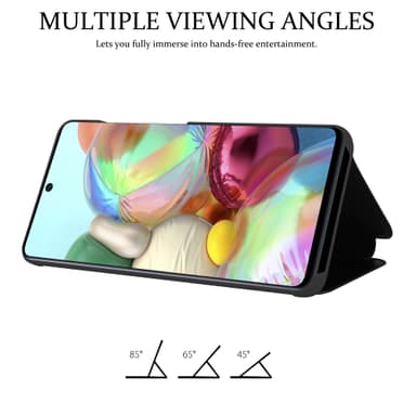 Samsung Galaxy A71 4G Plånboksfodral Skal (Svart)