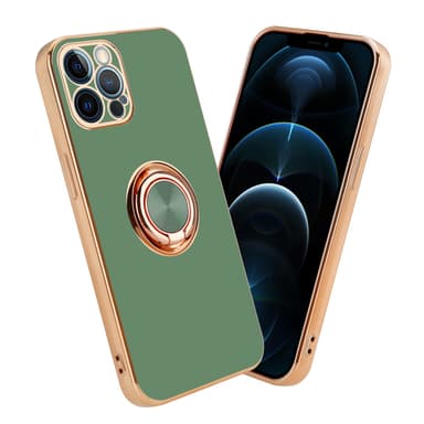 iPhone 12 PRO Skal Fodral Case (Grön)
