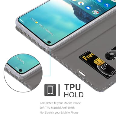 Nokia 5.3 Plånboksfodral Skal (Grå)