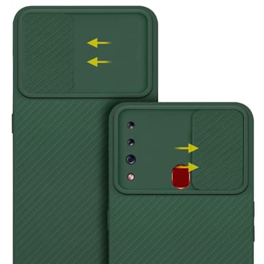 Skal Samsung Galaxy A20s Fodral Case (Grön)