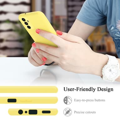Samsung Galaxy M13 4G Skal Fodral Case (Gul)